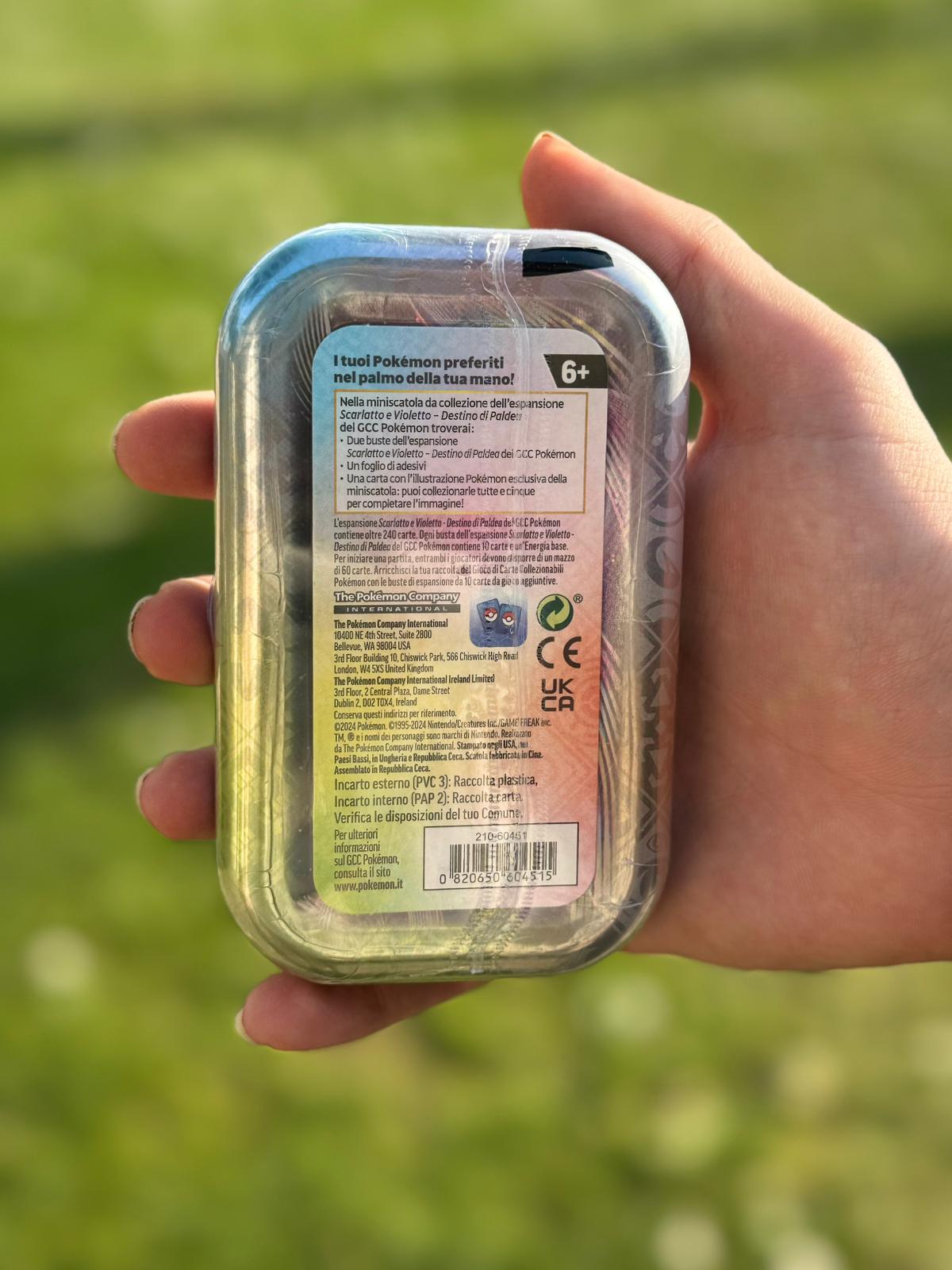 Mini Tin da Collezione Destino di Paldea Finizen (IT)