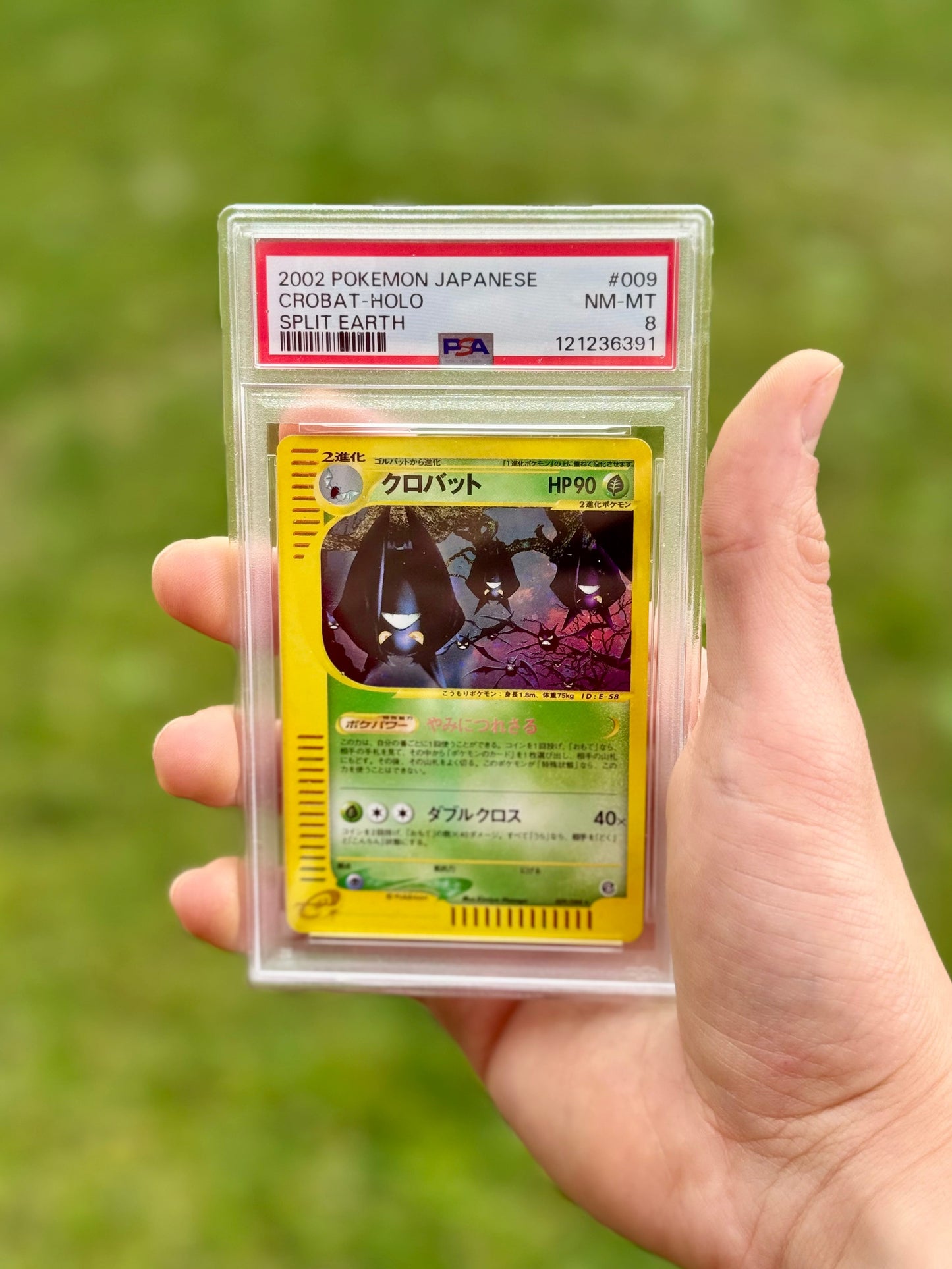 PSA 8 Crobat 1st Edition (#009) - Split Earth (JP)