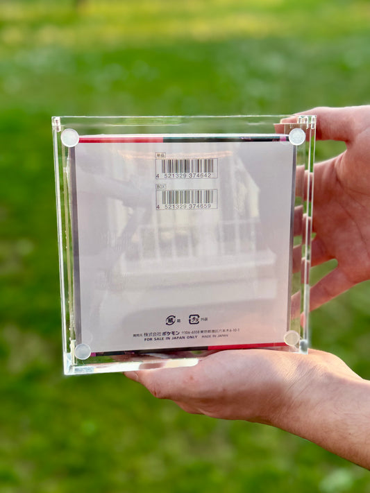 Case Protettivo in Acrilico con Magneti Display Pokémon Giapponese