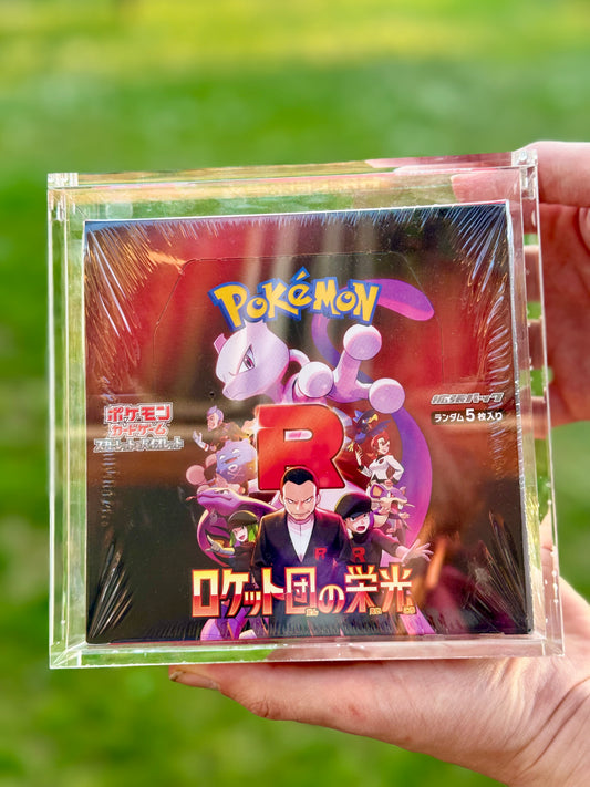 Case Protettivo in Acrilico con Magneti Display Pokémon Giapponese