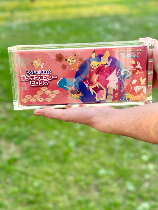 Case Protettivo in Acrilico con Magneti Pokemon Center Box