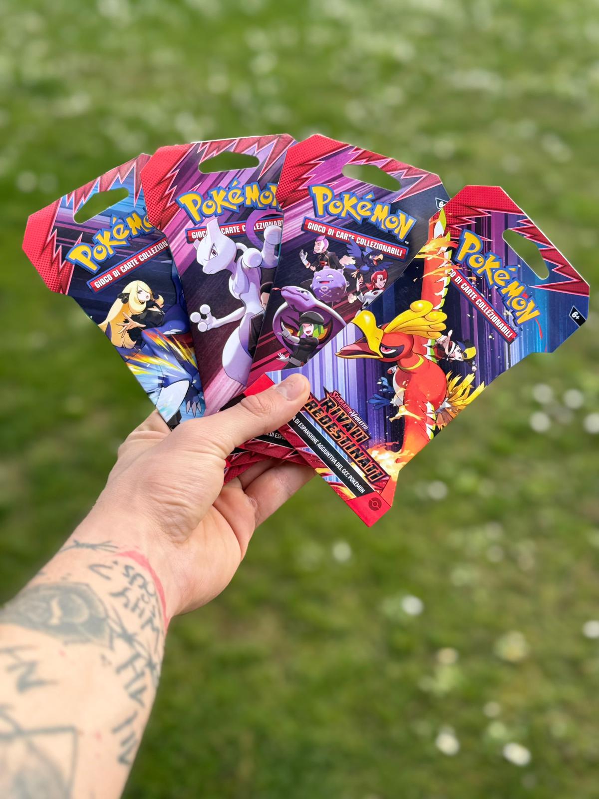 Sleeved Pack Scarlatto e Violetto Rivali Predestinati 4 Buste Set Artwork (IT)