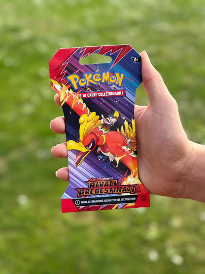 Sleeved Pack Scarlatto e Violetto Rivali Predestinati 4 Buste Set Artwork (IT)