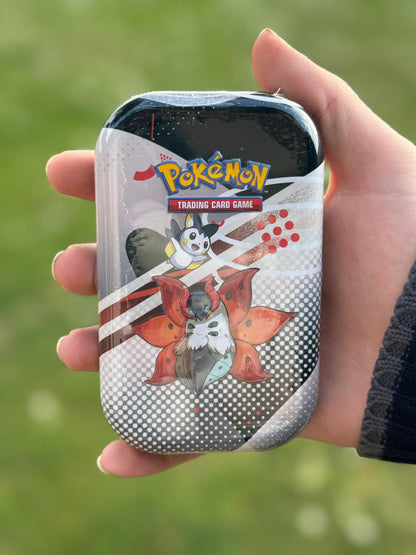 Mini Tin da Collezione Luce Nera e Fuoco Bianco Volcarona e Emolga (IT)